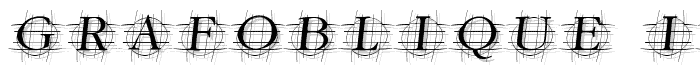 GrafOblique Italic font
